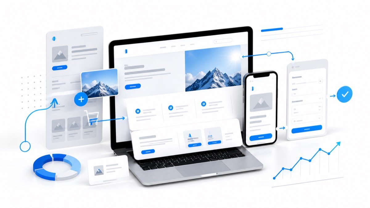 Supports de communication digitale et print